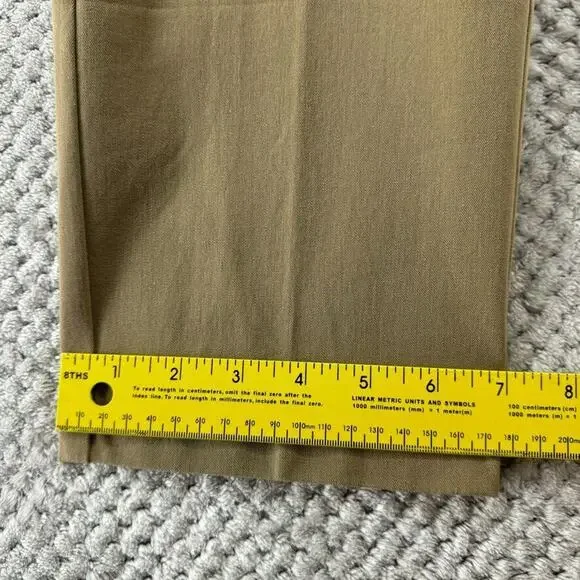 J Jill Pants Women 14 Khaki Beige Tobacco Precision Stretch Mid Rise Stretch New - Picture 9 of 15